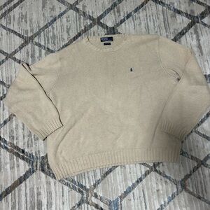 Polo Ralph Lauren Beige Crewneck Sweater